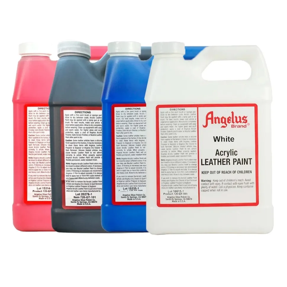 Pintura para cuero y polipiel Angelus 946ml