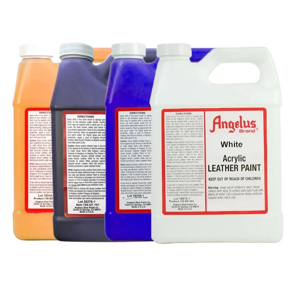 Pintura para cuero y polipiel Angelus 472ml