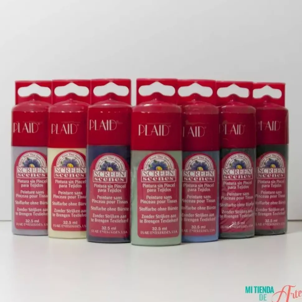 Pintura para tela - Plaid