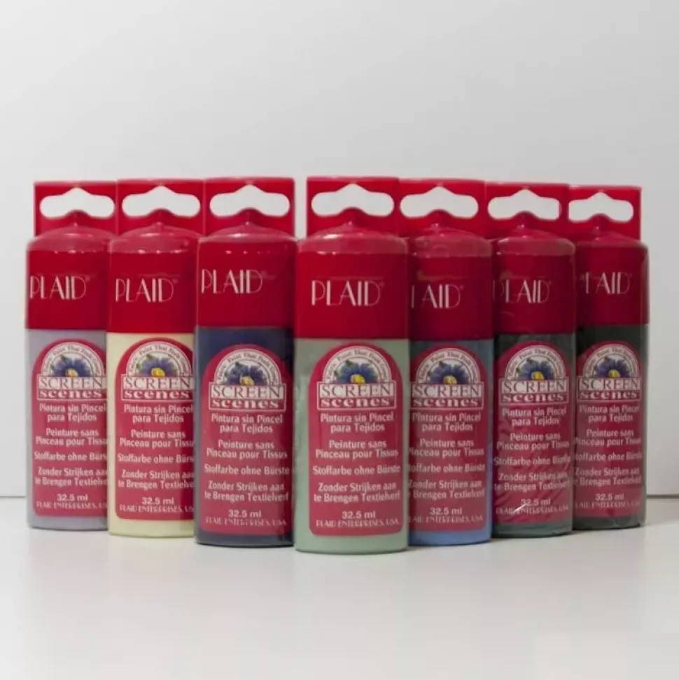 Pintura para tela - Plaid