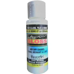 Pintura para vidrio y cerámica Medium Transparent Ultra Gloss DecoArt 59ml