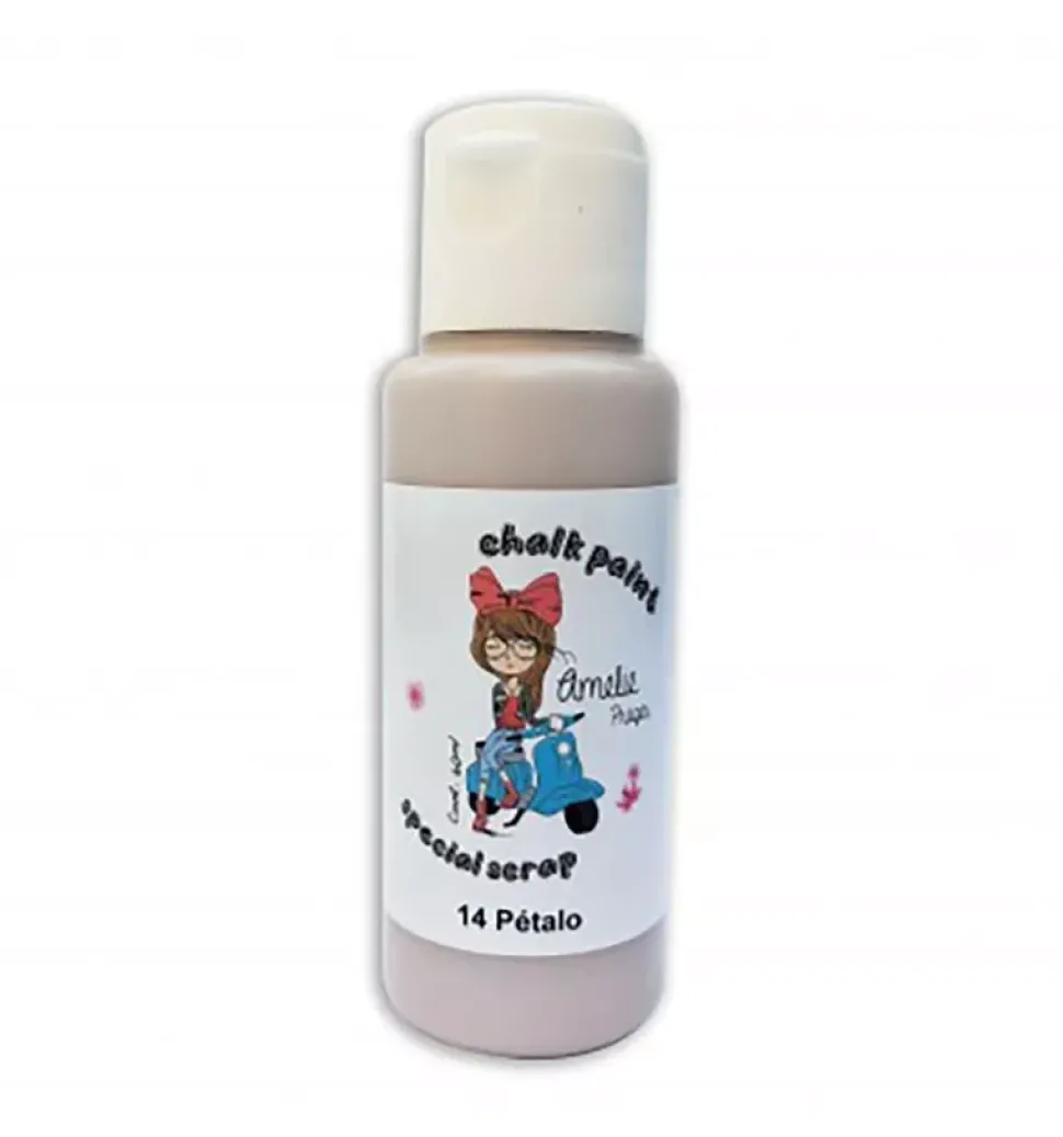 Pintura Scrap Chalk Amelie 14 Rosa Pétalo Orita 60ml
