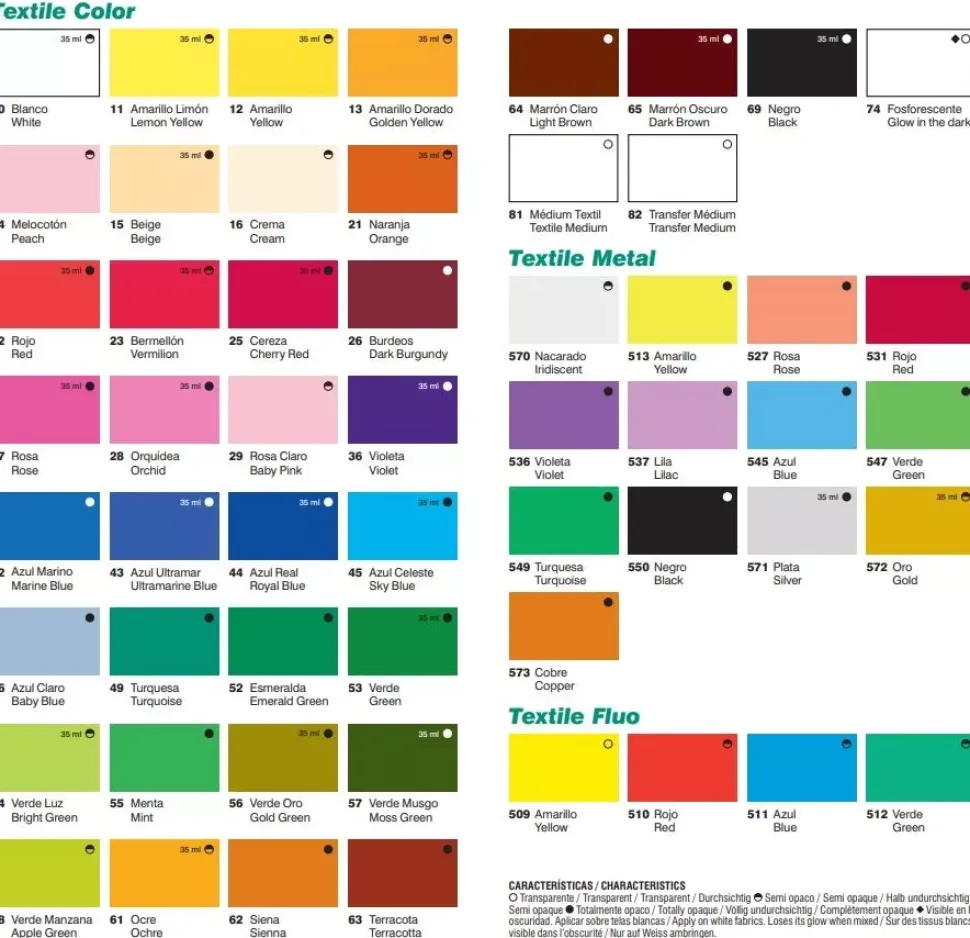 Pintura textil Textile Color Textile Color Vallejo 60ml