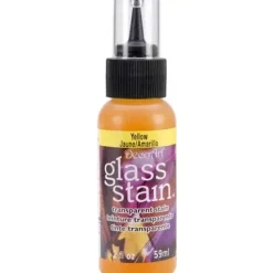 Pintura transparente Amarillo Glass Stain DecoArt 30ml