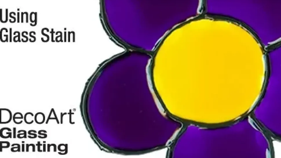 Pintura transparente Púpura Glass Stain DecoArt 30ml