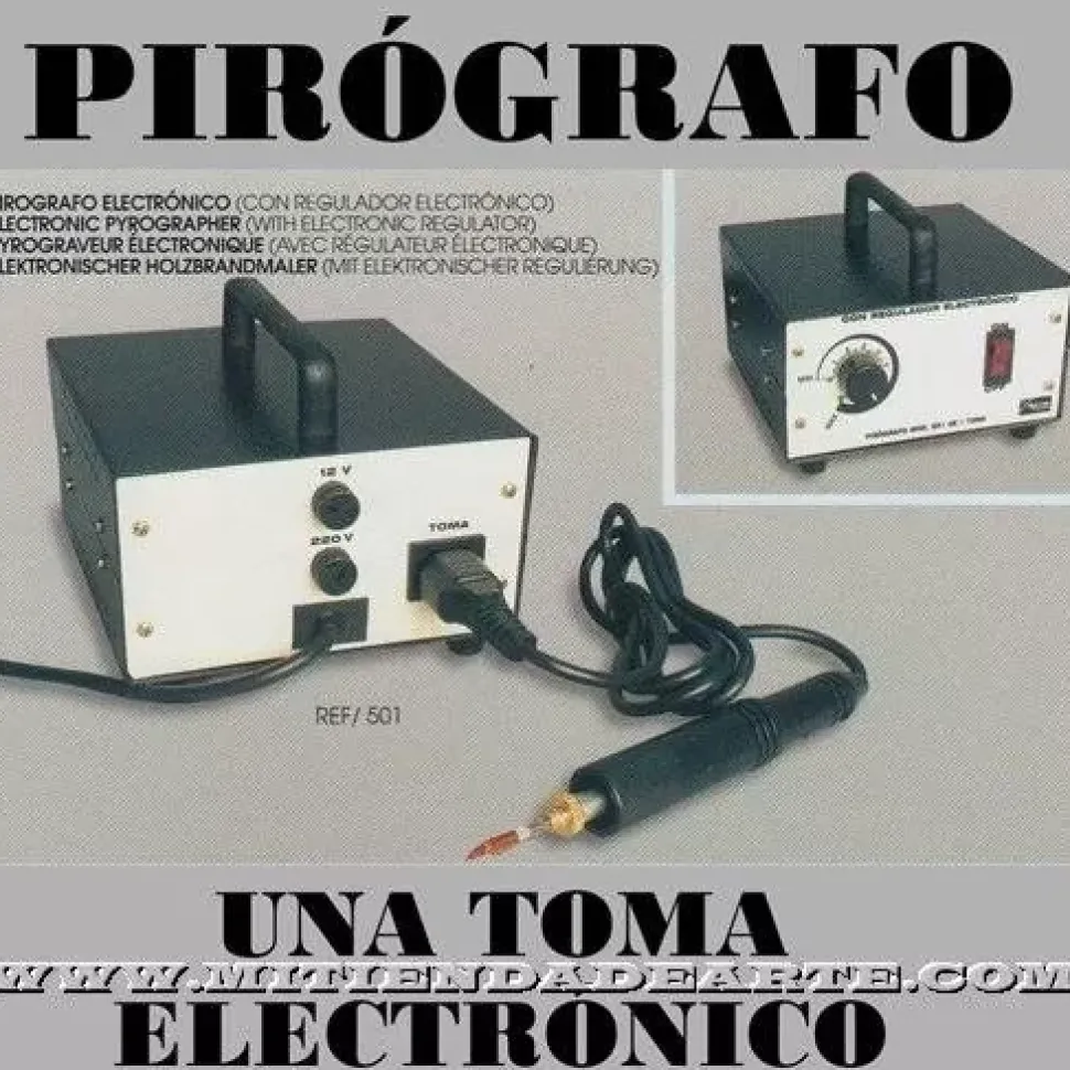 Pirógrafo electrónico de 1 toma