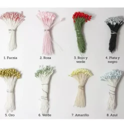 Pistilos Perlados cabeza pala simple