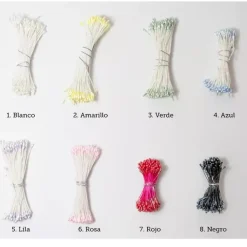 Pistilos Perlados Doble Cabeza