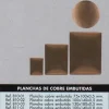Plancha de cobre embutidas Reig