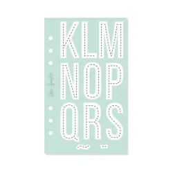 Plantilla de Costura Alfabeto Lineal Stitch it! Lora Bailora