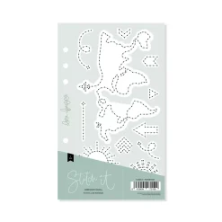 Plantilla de Costura Mapamundi Stitch it! Lora Bailora