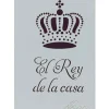 Plantilla de Stencil A6-017 El Rey de la casa 15x10,5cm Dayka