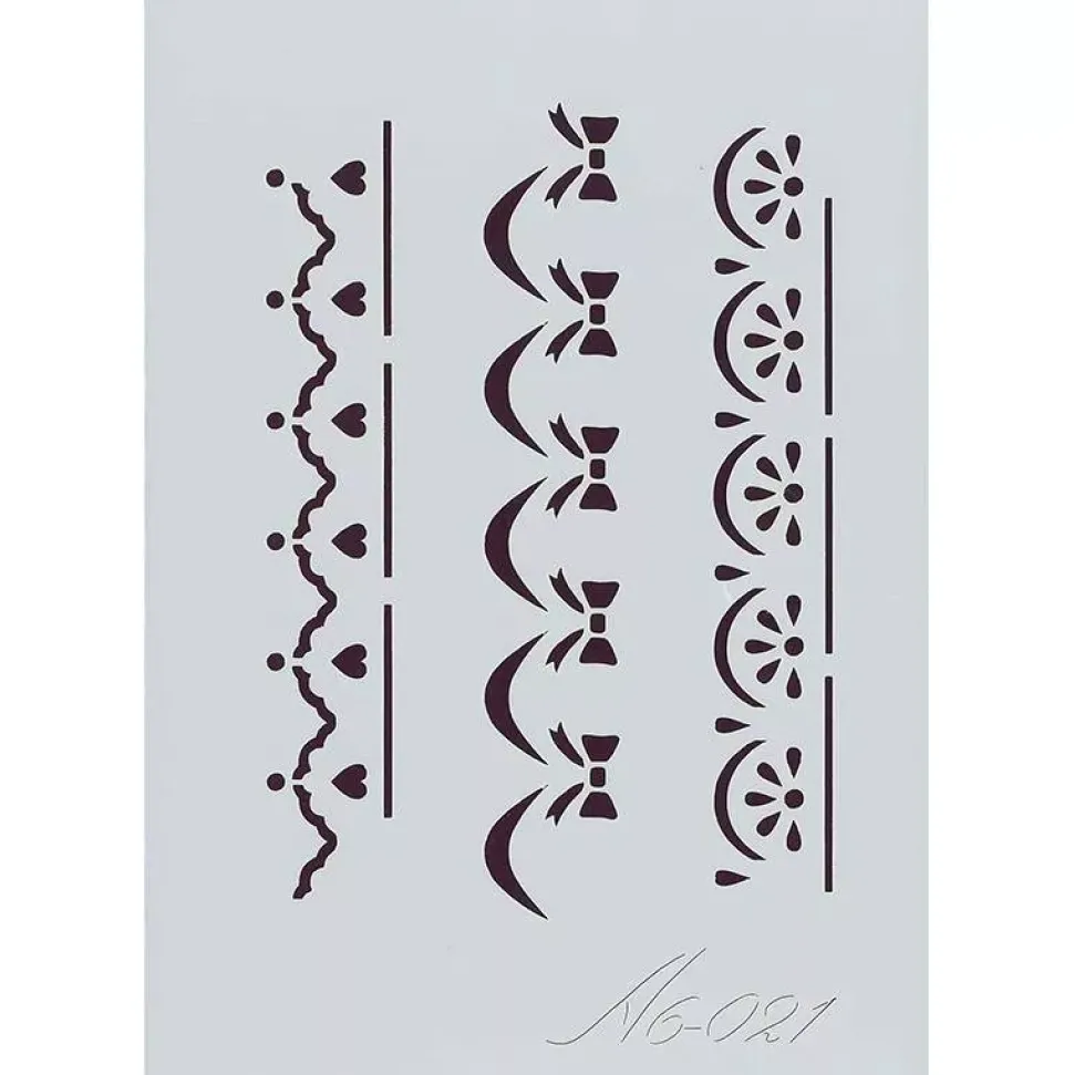 Plantilla de Stencil A6-021 Frisos 15x10,5cm Dayka