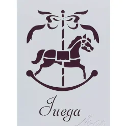 Plantilla de Stencil A6-018 Juega 15x10,5cm Dayka