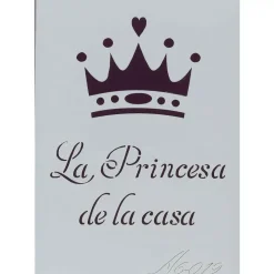 Plantilla de Stencil A6-019 La Princesa de la casa 15x10,5cm Dayka