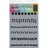 Plantilla de Stencil A Stitch In Time Dylusions Ranger 12x20cm
