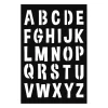 Plantilla de stencil Abecedario Artemio 10x15cm