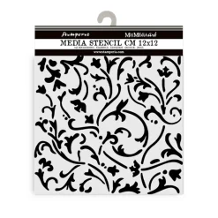 Plantilla de stencil Adornos Masquerade Stamperia 12x12cm