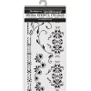 Plantilla de stencil Bordes Old Lace Stamperia 15x25cm