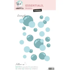 Plantilla de Stencil Bubbles Creative Craftlab Studio Light