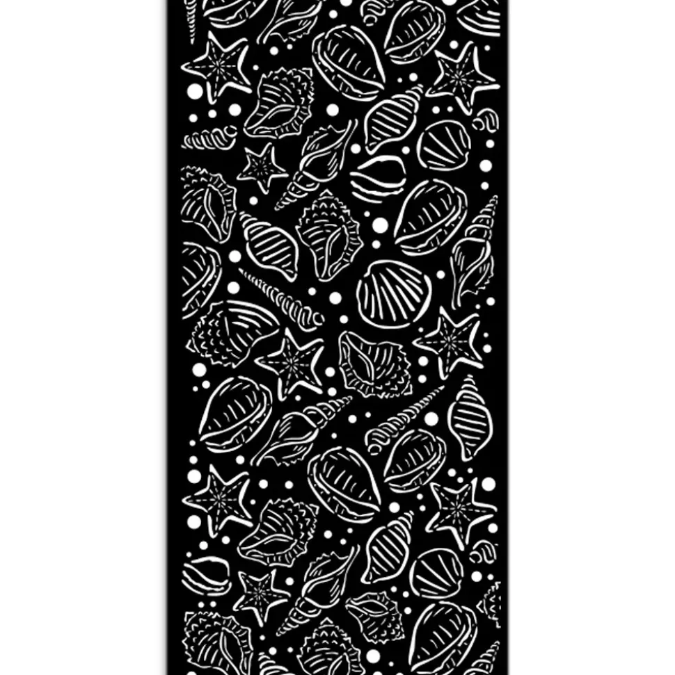 Plantilla de stencil Caracolas Sea Land Stamperia 12x25cm