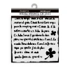 Plantilla de stencil Carta Art of Travelling Stamperia 12x12cm