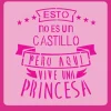 Plantilla de stencil Castillo princesa 20x20cm
