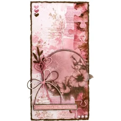 Plantilla de Stencil Celestial Flowers Growing & Blooming Studio Light