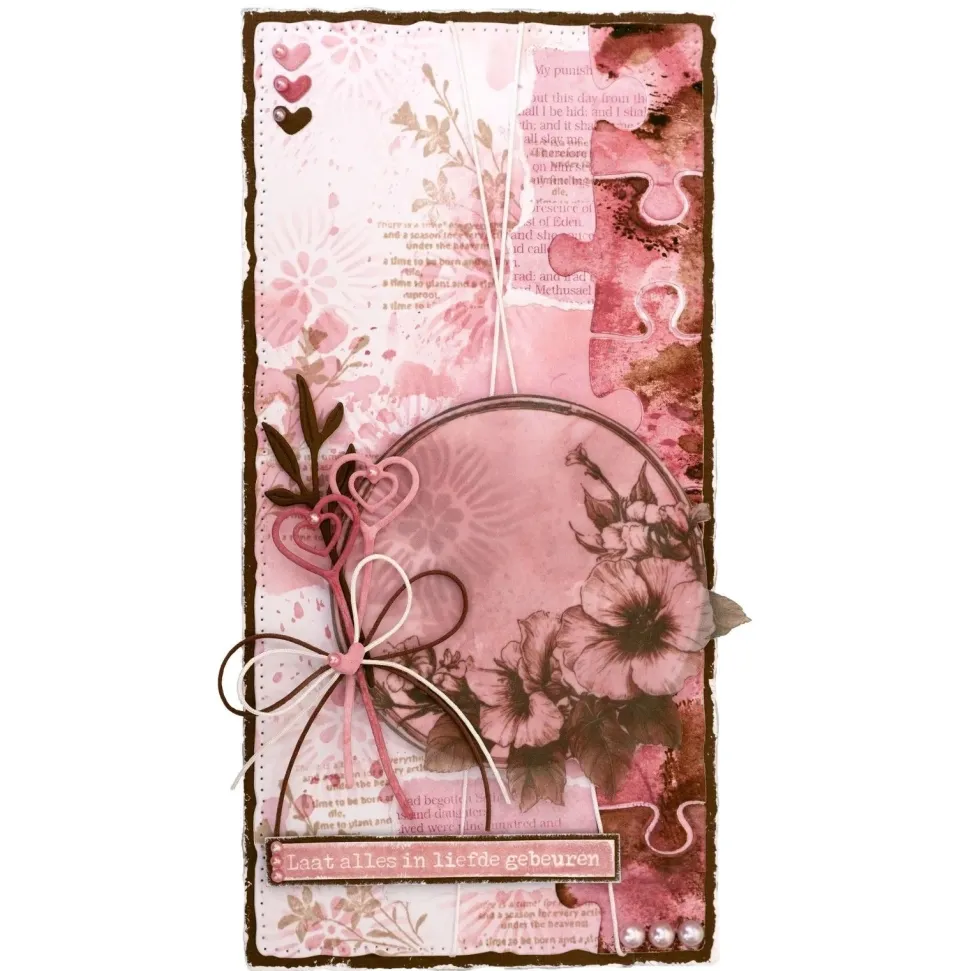 Plantilla de Stencil Celestial Flowers Growing & Blooming Studio Light