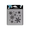 Plantilla de stencil Copos de nieve Florileges Design