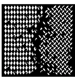 Plantilla de stencil Double texture Around the World Stamperia 18x18cm