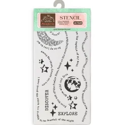 Plantilla de stencil Dream Secret Diary Stamperia 12x25cm