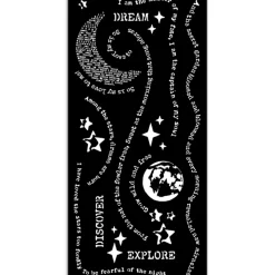 Plantilla de stencil Dream Secret Diary Stamperia 12x25cm