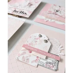 Plantilla de stencil Enrejado Fino La Vie en Rose Florilèges Design