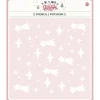Plantilla de Stencil Estrellas All You Need is Christmas Craftelier 15x15cm