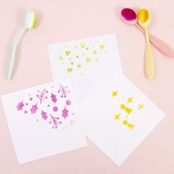 Plantilla de Stencil Estrellas All You Need is Christmas Craftelier 15x15cm