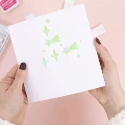 Plantilla de Stencil Estrellas All You Need is Christmas Craftelier 15x15cm