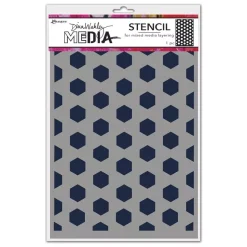 Plantilla de Stencil Fence Dina Wakley Media Ranger