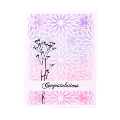 Plantilla de Stencil Floral Background Essentials Studio Light