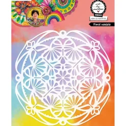 Plantilla de stencil Floral Mandala Art by Marlene Studio Light