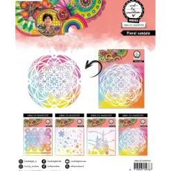 Plantilla de stencil Floral Mandala Art by Marlene Studio Light