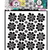 Plantilla de stencil Flower Power Signature Collection Studio Light