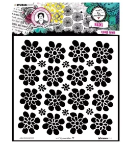 Plantilla de stencil Flower Power Signature Collection Studio Light