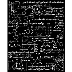 Plantilla de Stencil Formulas Alchemy Stamperia 20x25cm