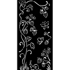 Plantilla de stencil Fresas Romantic Hidden Grove Stamperia 12x25cm