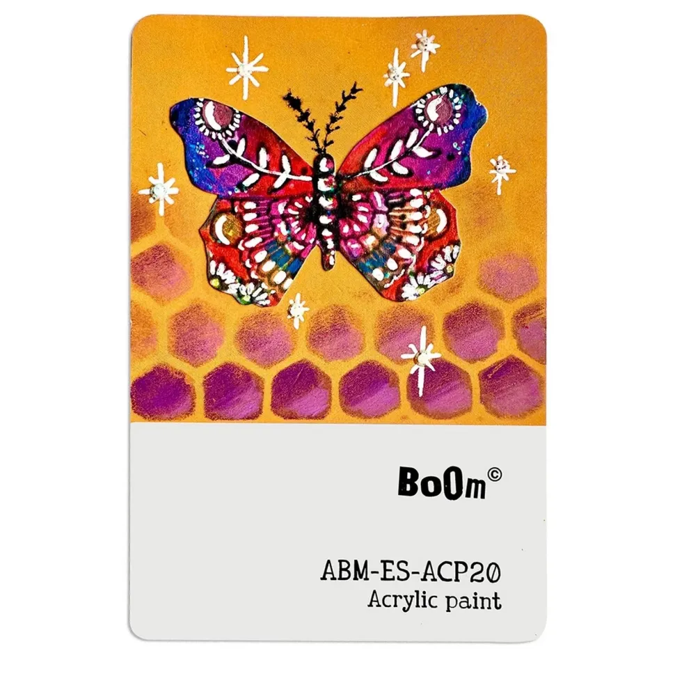 Plantilla de stencil Hexagon Stars Art By Marlene Studio Light