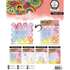 Plantilla de stencil Hexagon Style Art by Marlene Studio Light