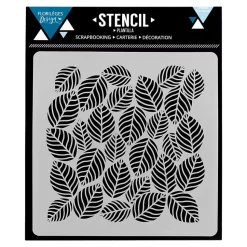 Plantilla de stencil Hojas Florileges Design