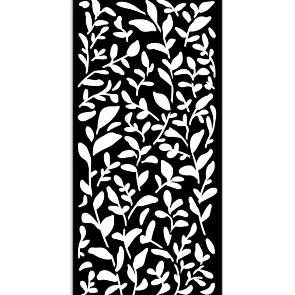 Plantilla de stencil Hojas Secret Diary Stamperia 12x25cm