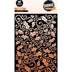 Plantilla de Stencil Holly Swirl Grunge Collection Studio Light